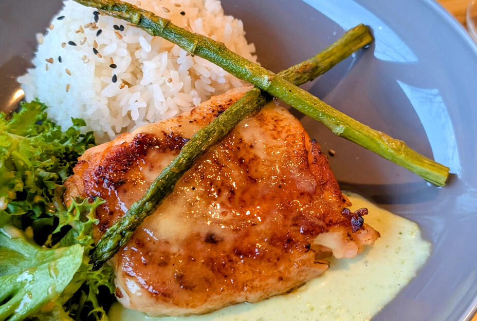 Grilled King Salmon